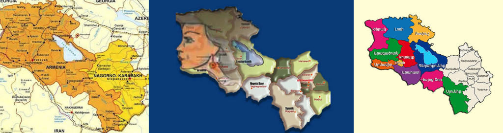 Карта Армении