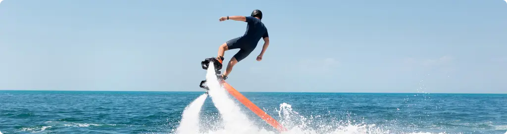 Flyboarden in Armenien
