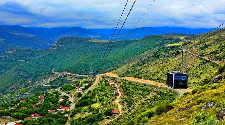 The wings of Tatev - the longest cablecar in the world The wings of Tatev - the longest cablecar in the world