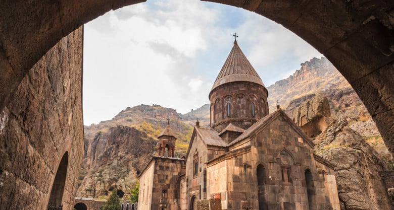 Geghard monastery is in UNESCO's World Heritage List Geghard monastery is in UNESCO's World Heritage List