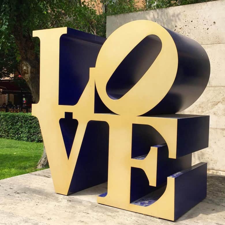 Love statue at Cascade,Yerevan