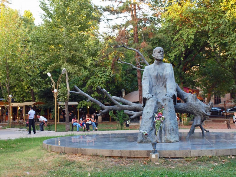 Statue of Komitas in Yerevan
