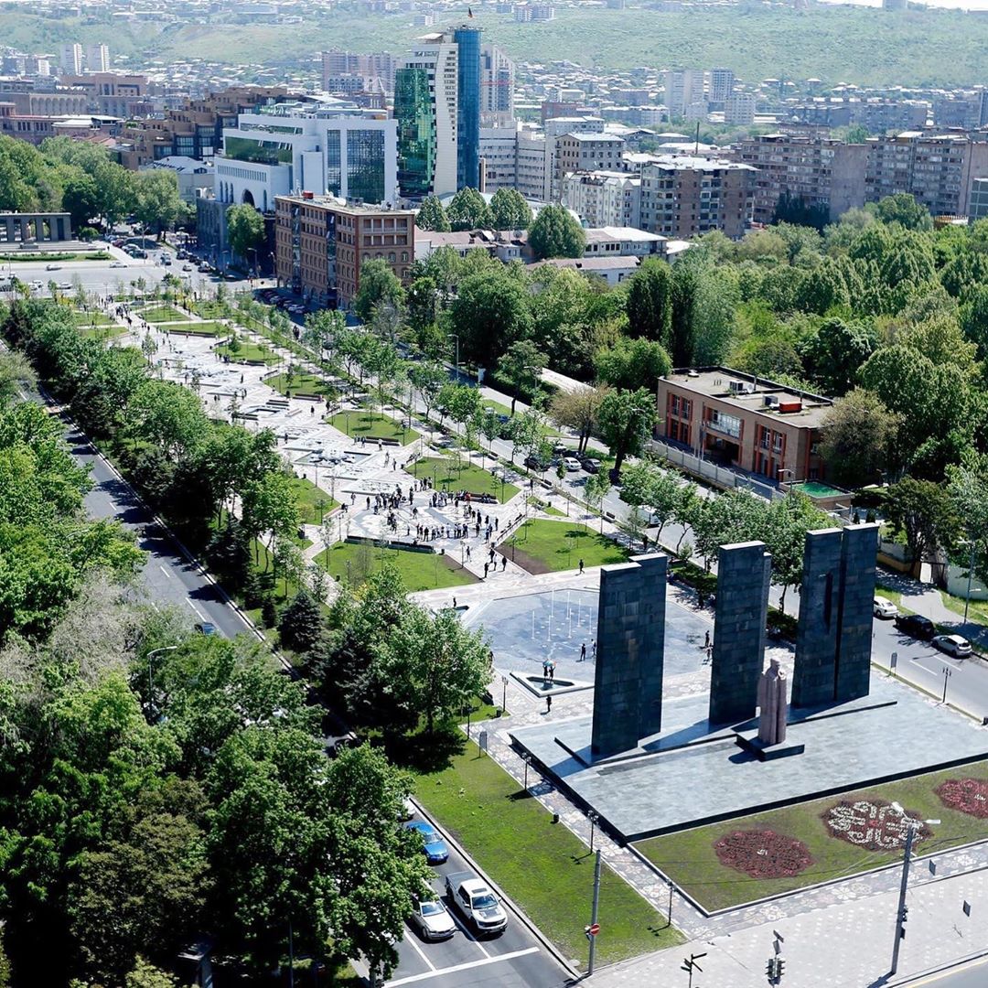 Ереванский парк 2800-летия - с высоты птичьего полета Ереванский парк 2800-летия -  с высоты птичьего полета